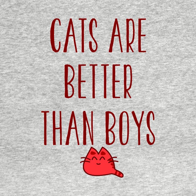 Cat Are Better Than Boys by bykenique